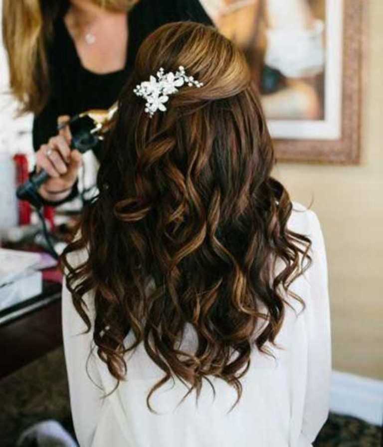 Frisur für Hochzeiten Lange Haare