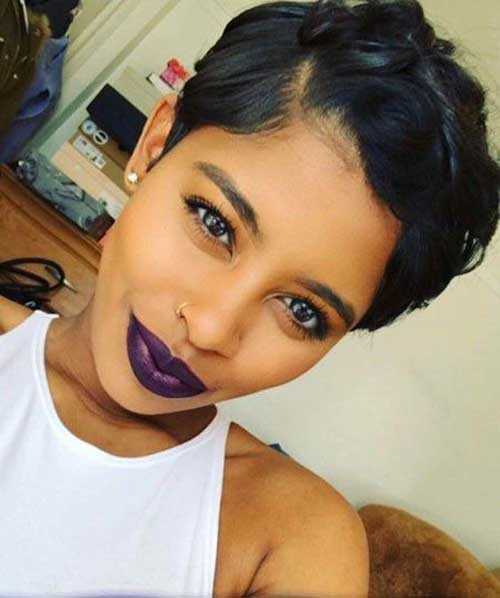 Pixie Haarschnitte für Schwarze Frauen-19